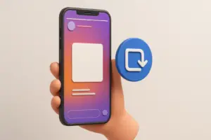 Instagram Story reposten Hintergrund