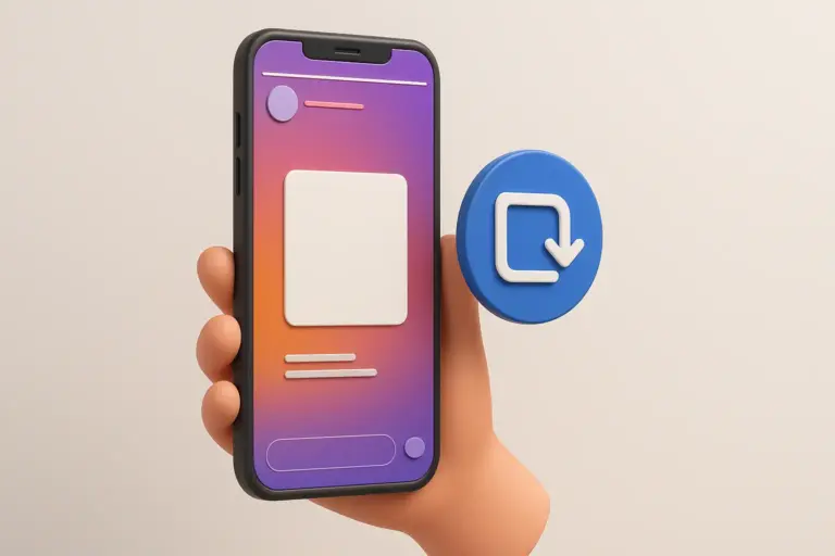 Instagram Story reposten Hintergrund