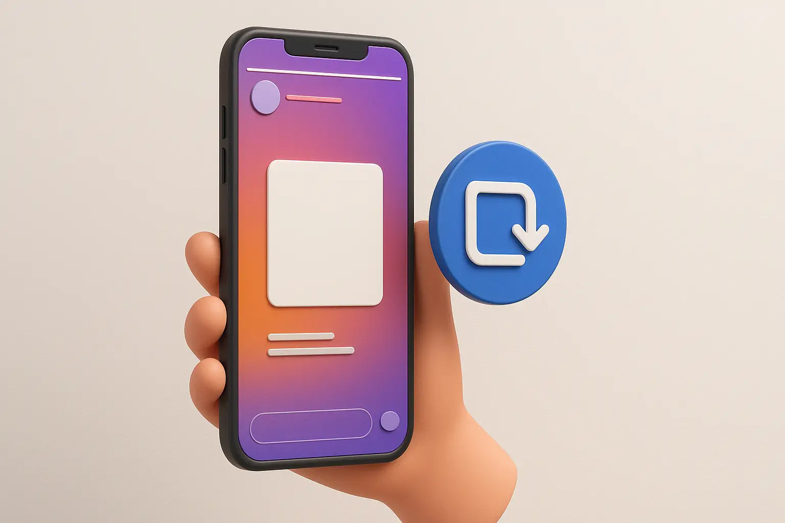 Instagram Story reposten Hintergrund