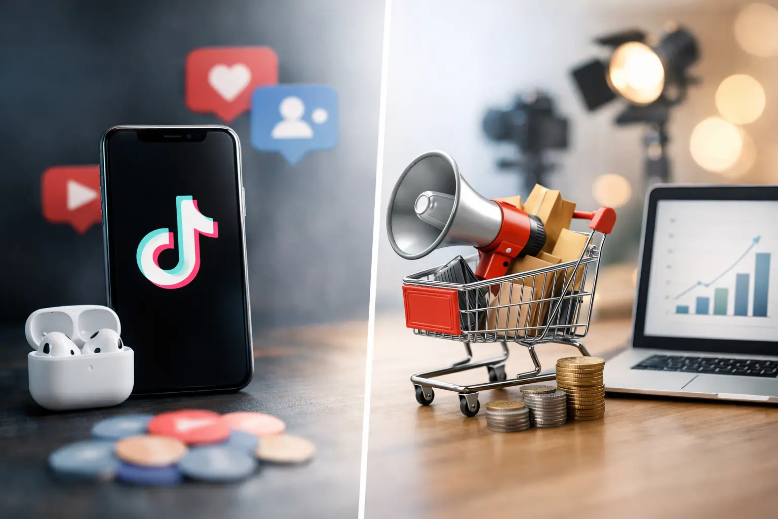 TikTok Views versus Werbung: Was bringt mehr?