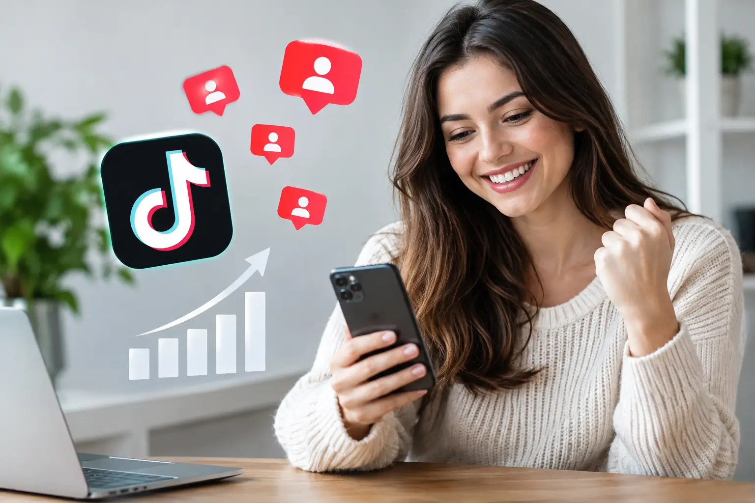 TikTok Follower direkt bestellen und wachsen